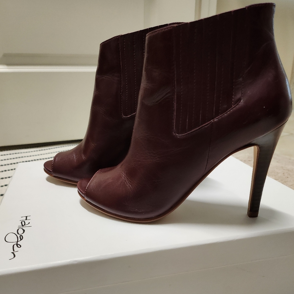 Nordstrom Halogen Hacamden-Lea Leather Booties